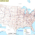 US Highway Map United States Highway Map Usa Travel Map Usa Map