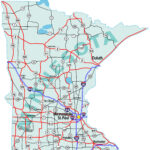 Us Map Minnesota Political Simple Map Of Minnesota Single Color