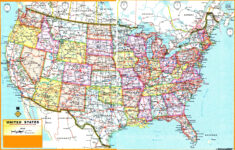 Us Map States And Cities Travel Information Download Free Inside City