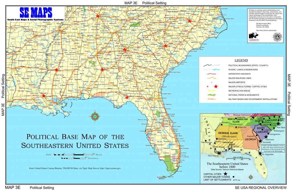 Us Map The South Printable Usa Print New Blank State United States 