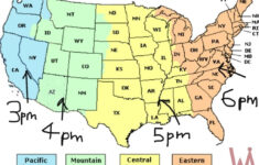 Us Map Time Zones Time Zone Map Usa Printable With State Names