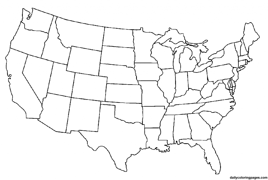 Us Map Unlabeled Printable Printable Maps