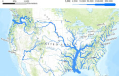 Us Map With Rivers And States