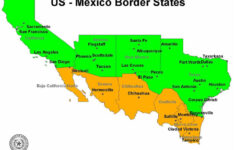 US Mexico Border Map Manohar Parrikar Institute For Defence Studies