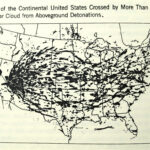 US Nuclear Testing Fallout Map Areas Of The Continental Un Flickr
