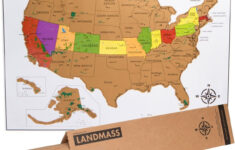 US Parks Scratch Off Map