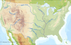 US Rivers Map