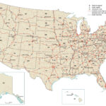 US Road Map Interstate Highways In The United States GIS Geography