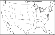 Us State Outlines No Text Blank Maps Royalty Free Clip Art