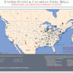 Us Steel Mills Map MAP Of US