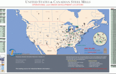 Us Steel Mills Map MAP Of US