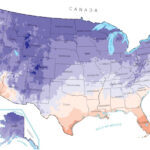US Temperature Map GIS Geography