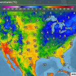 US Weather Current Temperatures Celsius WeatherCentral