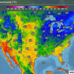 US Weather Current Temperatures Map WeatherCentral