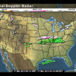 US Weather Doppler Radar Map Video March 16th To March 17th YouTube