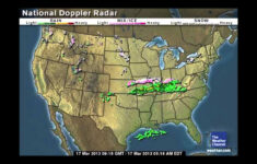 US Weather Doppler Radar Map Video March 16th To March 17th YouTube