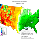 USA Annual Average Precipitation Map Usa Map United States