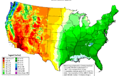 usa annual average precipitation map usa map united states USA Annual Average Precipitation Map Usa Map United States