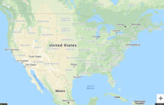 USA Google Map Geographic Media