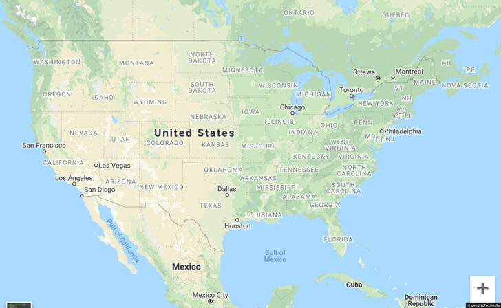 USA Map Google