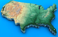 USA Map 3D Model CGTrader