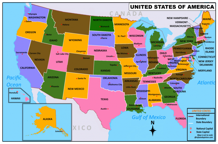 USA Map Download Free Map Of United States Infoandopinion