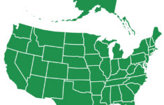 Usa Map Royalty Free Vector Image VectorStock