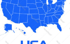 usa map royalty free vector image vectorstock 2 Usa Map Royalty Free Vector Image VectorStock