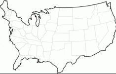 Usa Outline Vector At GetDrawings Free Download