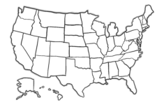 Usa Outline Vector At GetDrawings Free Download