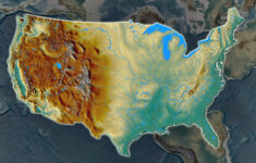 usa physical map of relief orangesmile USA Physical Map Of Relief OrangeSmile