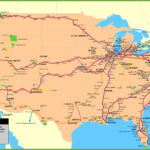 USA Railway Map