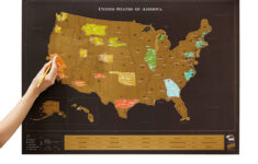 USA SCRATCH MAP Interactive Travel Chart UncommonGoods