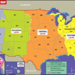 USA Time Zone Map Time Zone Map United States Map Time Zones