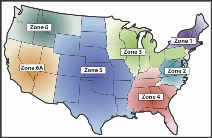 USA Zones Map