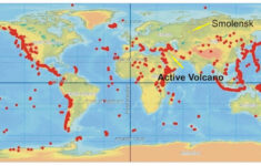 volcanoes in the us map Volcanoes In The Us Map
