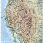 Western Coast USA Map Map Of West Coast USA States With Cities