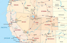 Western United States Map Printable Printable Maps