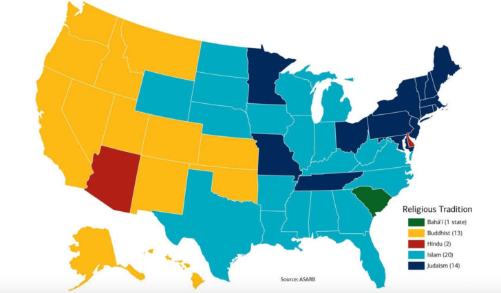 Religion Map USA