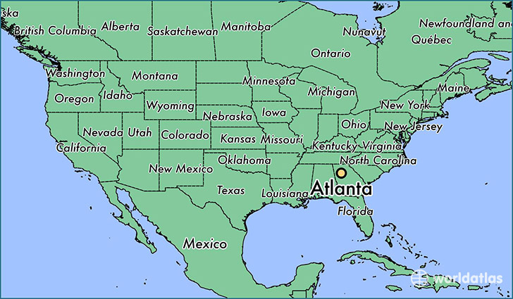 Where Is Atlanta GA Atlanta Georgia Map WorldAtlas