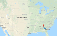 Where Is Atlanta Located In Georgia Where Is Map