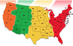 Which Are The US States Divided By Time Zones What US States Have