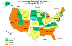 Who Owns U S Agricultural Land Modern Farmer