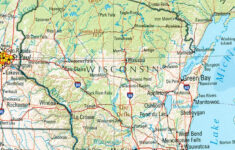 Wisconsin Map USA Doc Press