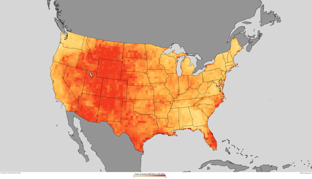 Heat Map Of USA | Printable Map Of USA