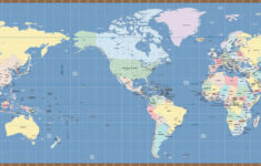 World Map US Miller Map Digital Creative Force