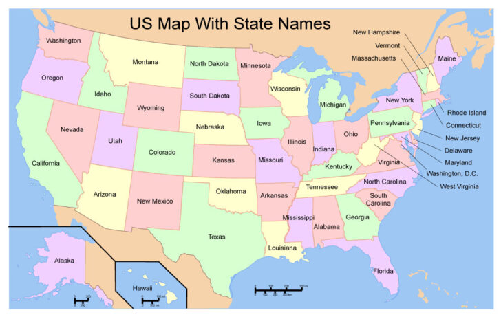 Pdf Map Of USA