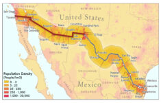 16 Climate Change And U S Mexico Border Communities SWCCAR Map