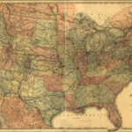 16x24 Poster Map Of Transcontinental Railroads 1883 Walmart