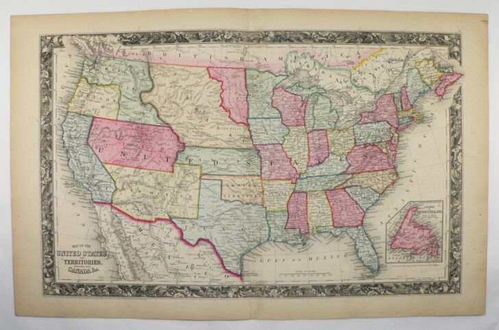 USA Map 1860